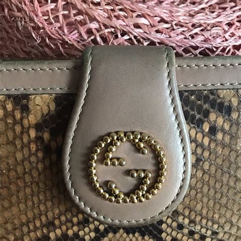 gucci real snake skin wallet|Gucci snake coin wallet.